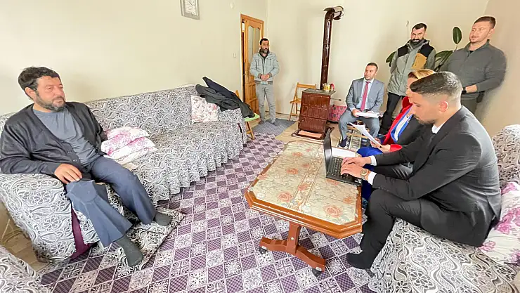 Erzurum'da mahkeme, engelli tanık için evde duruşma yaptı