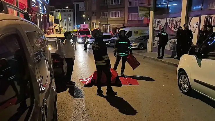 Erzurum'da polisten kaçtı, apartmanın çatısına çıktı