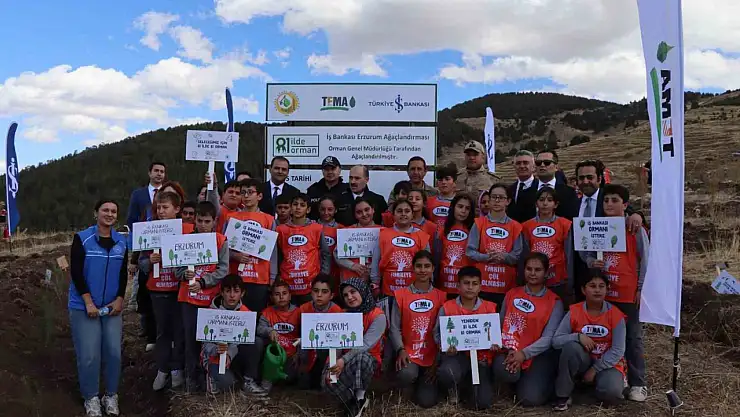 Erzurum'da Seksenbir İlde Seksenbir Orman projesiyle 30 bin fidan dikimi yapıldı