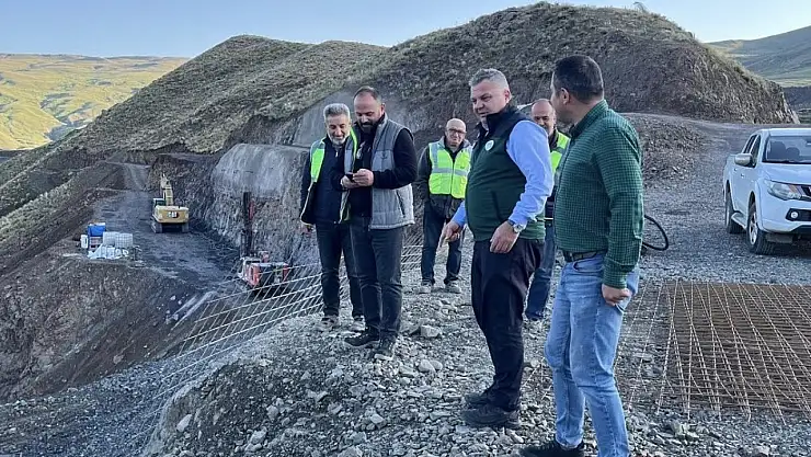 Erzurum'da Söylemez Barajı İnşaatında Proje İncelemesi Yapıldı