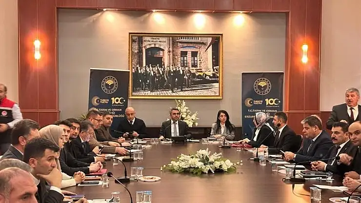 Erzurum'da tarım ve hayvancılık çalışmaları değerlendirildi