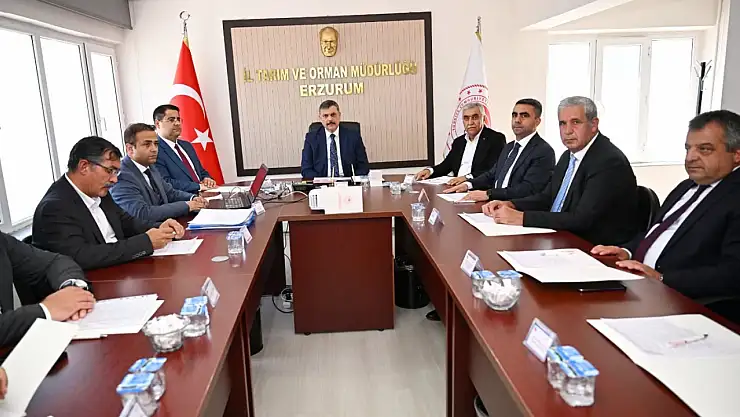 Erzurum'da Toprak Koruma Kurulu Toplantısı Gerçekleştirildi