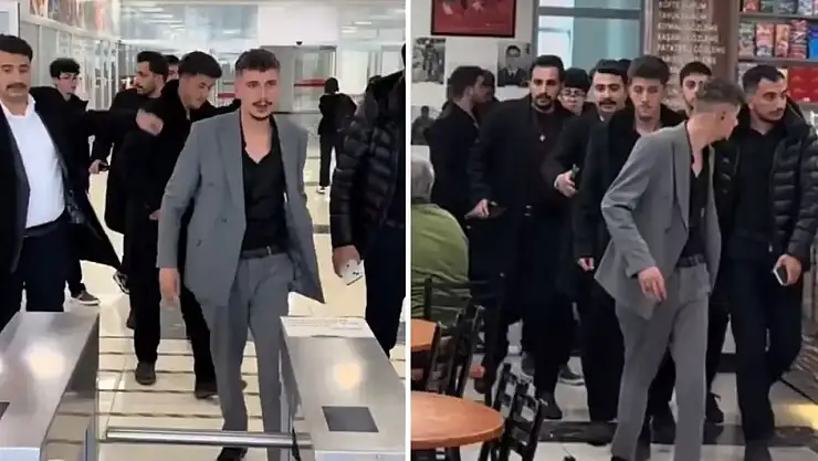 Erzurum'da Ülkücü Gençlerin Okul İçinde Çektiği Görüntüler Sosyal Medyada Gündem Oldu