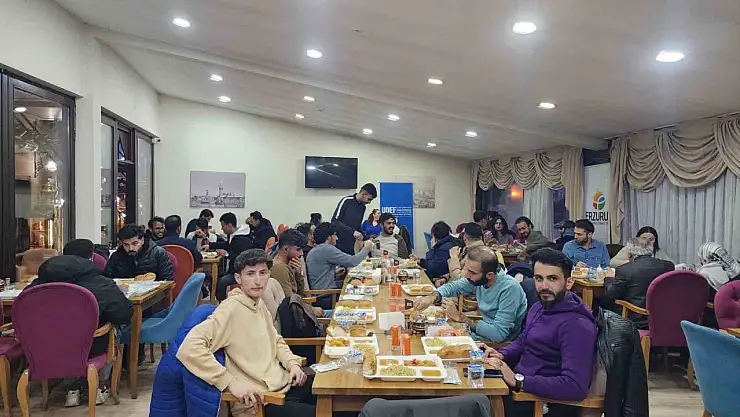 Erzurum'da uluslararası öğrencilere ramazanda gönül köprüsü kuruldu