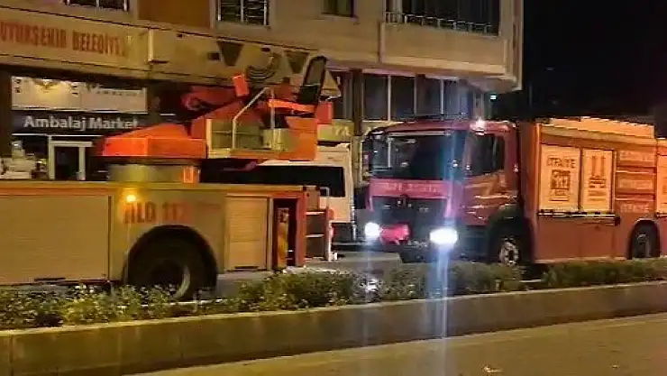 Erzurum'da unutulan yemek paniğe neden oldu itfaiye ekipleri harekete geçti