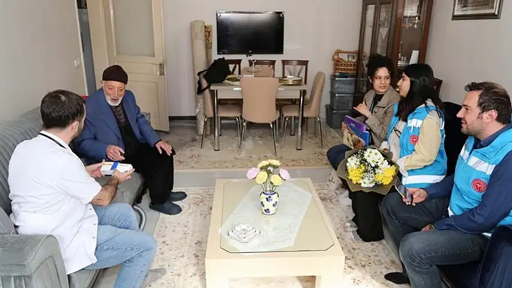 Erzurum'da yaşlılara evde sağlık konforu