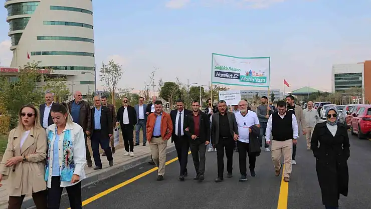 Erzurum'dan Dünya Yürüyüş Günü'nde sağlıklı yaşam vurgusu ve tütünle mücadele mesajı