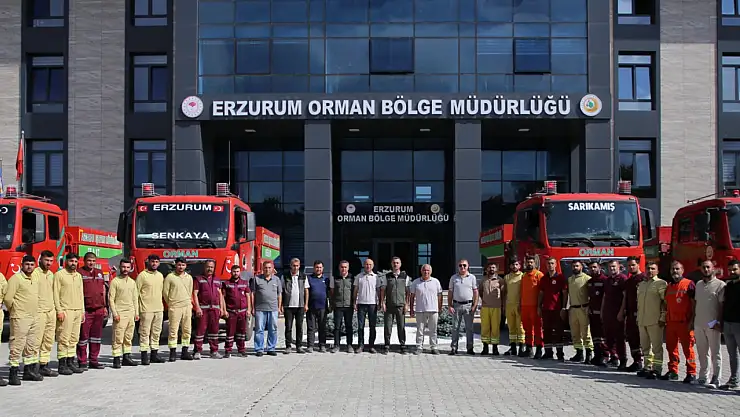 Erzurum'dan Zonguldak'a orman yangınlarıyla mücadele desteği gönderildi