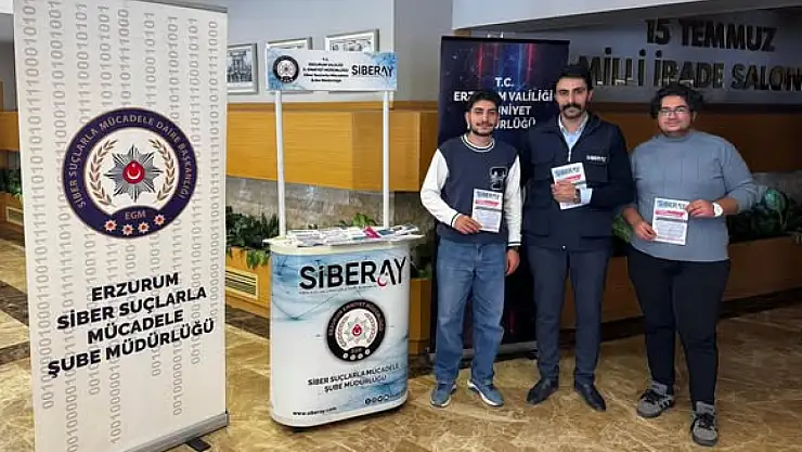 Erzurum Emniyet Müdürlüğü Siber Suçlarla Mücadelede Yoğun Çalışmalar Yürüttü