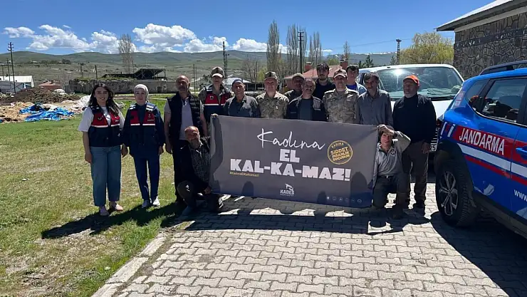 Erzurum İl Jandarma Komutanlığı'ndan Kadına Yönelik Şiddetle Mücadele Faaliyeti