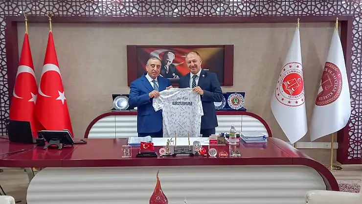 Erzurum İl Müdürü Çakmur'dan Başsavcı Birgül'e Ziyaret