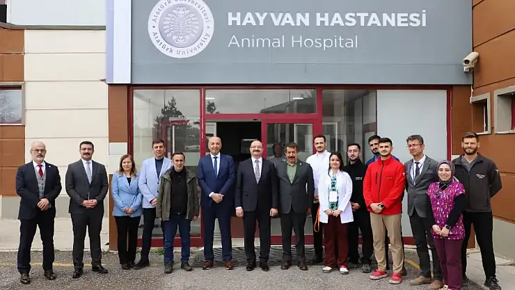 Erzurum Milletvekili Fırat'tan Atatürk Üniversitesi Hayvan Hastanesine Övgü Dolu Ziyaret