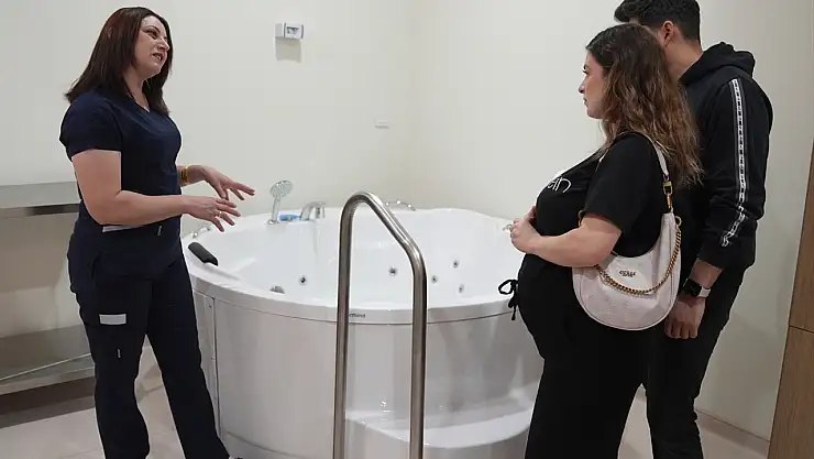 Erzurum Şehir Hastanesi'nde normal doğuma teşvik için 'her gebeye bir ebe'