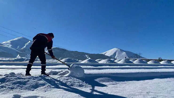 Erzurum soğukla yine zirvede