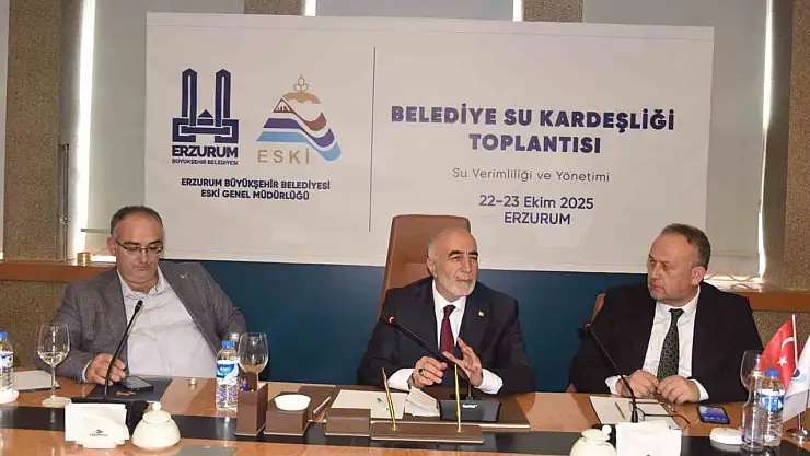 Erzurum, Su Verimliliği için Kardeş Belediyelerle Toplandı