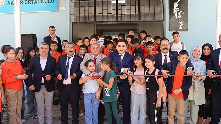 Erzurum Ticaret Borsası, Akşar Ortaokulu'nda eğitim ortamını yeniledi
