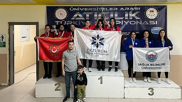 Erzurum'un altın nişancıları Türkiye şampiyonu oldu