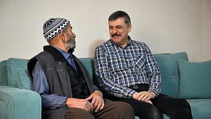 Erzurum'un Çınarı Refik Amca, Vali Çiftçi'yi evinde ağırladı