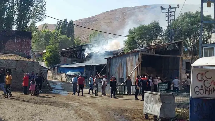 Erzurum'un Yakutiye İlçesinde Korkutan Yangın Patlak Verdi!