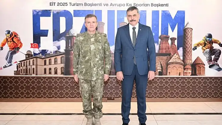 Erzurum Valiliği'nden Veda Ziyareti