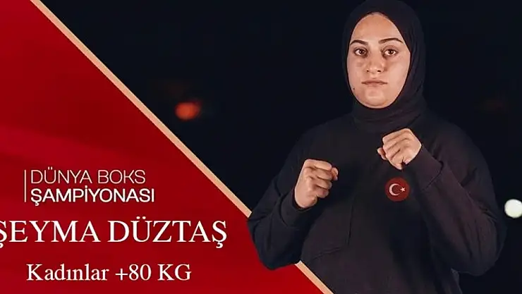 Erzurumlu sporcu Şeyma Düztaş, Dünya Boks Şampiyonası'nda bronz madalya kazandı
