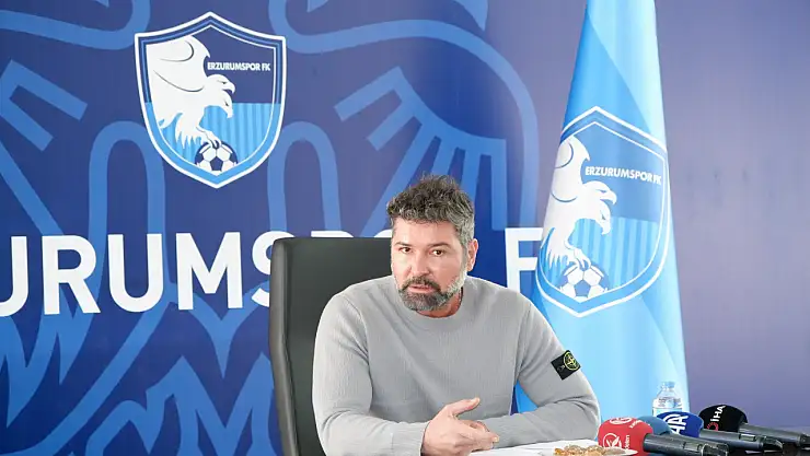 Erzurumspor FK Teknik Direktörü Kutlu: 'Stadımızın zemini çok kötü'