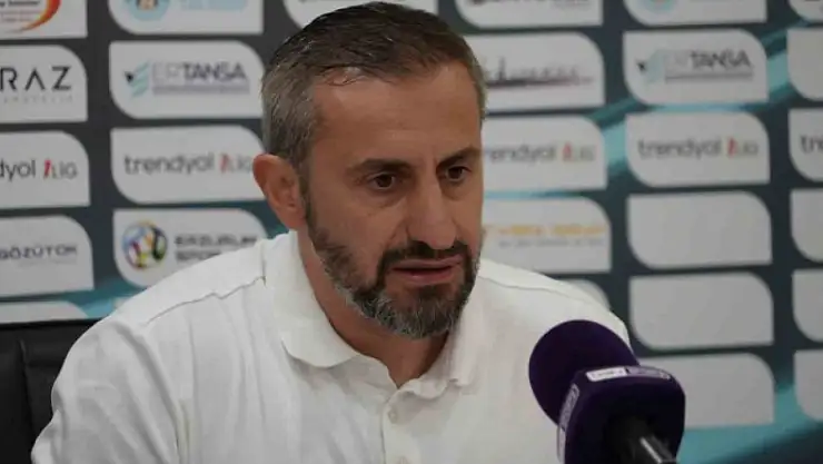 Erzurumspor teknik direktörü galibiyeti özlediklerini vurguladı
