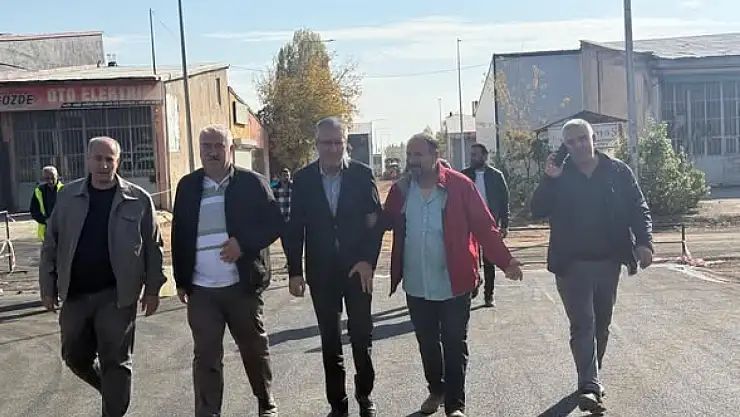 Eşbaşkan Söylemez, Sanayi Sitesi'ndeki Çalışmaları İnceledi