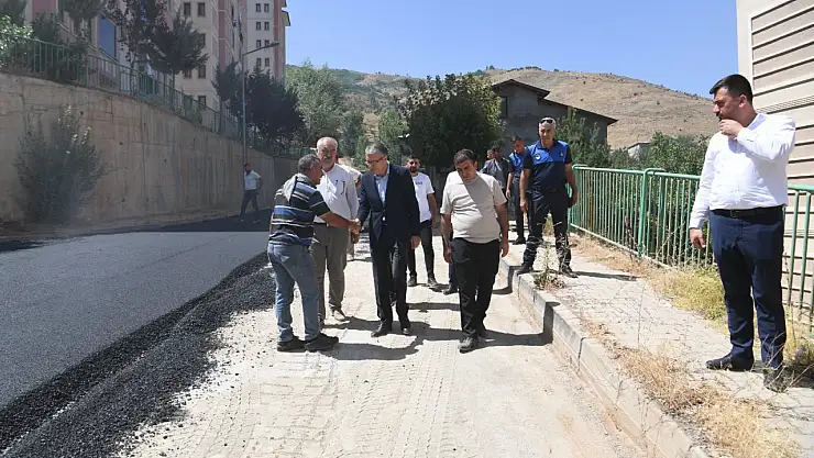 Eşbaşkan Söylemez, TOKİ Konutlarındaki Asfalt Çalışmalarını Yerinde İnceledi