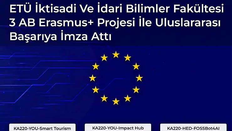 ETÜ İİBF, Erasmus+ projeleriyle gençleri dijital ve kültürel alanda geleceğe hazırlıyor