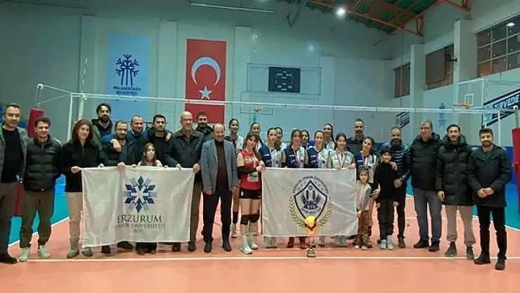 ETÜ kadın voleybol takımı Erzurum'un en iyisi oldu