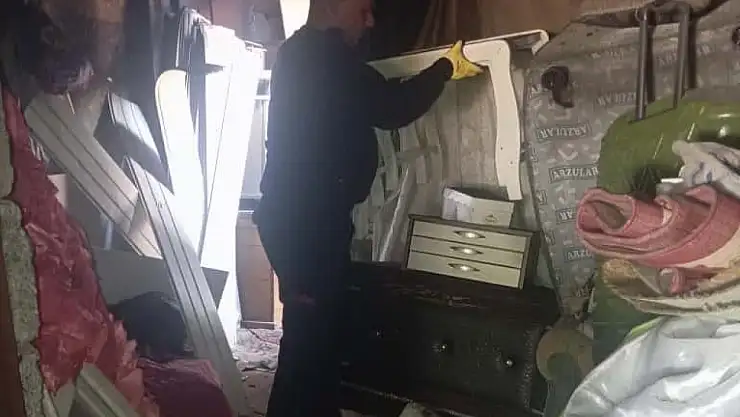 Fatih Mahallesi'nde korkutan ev yangını