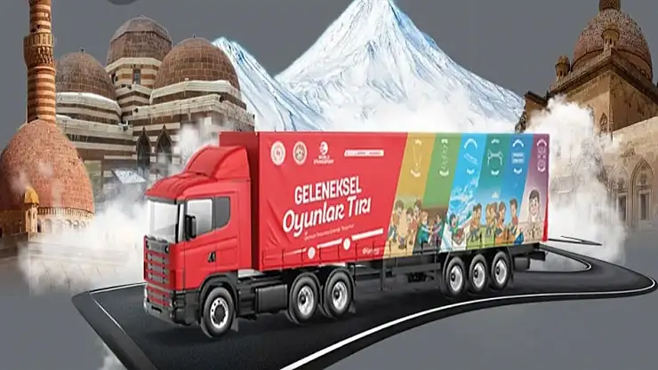 Geleneksel oyunlar tırı Ağrı'da çocuklarla buluşuyor!