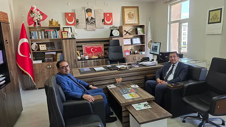 Gürbulak Bölge Müdürü Gürbüz'den Müftü Demirkaynak'a İade-i Ziyaret