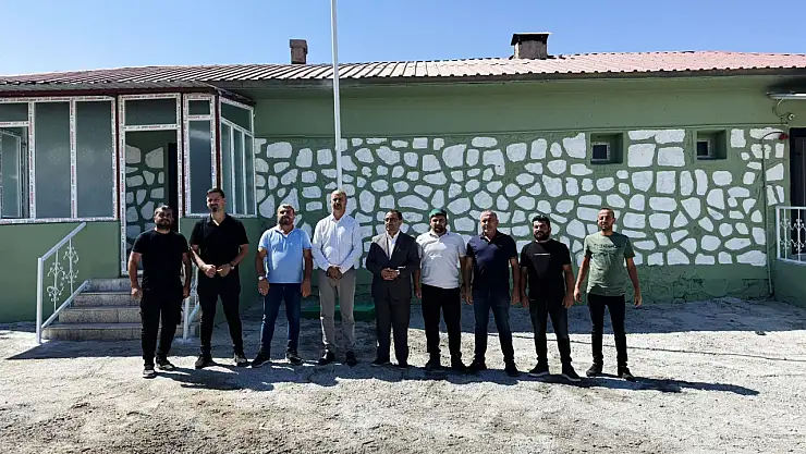 Gürbulak Köyü Camii'nde Kur'an kursu ve imam lojmanı yapımı sürüyor