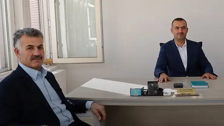 Güroymak Belediye Başkanı Mutlu'dan Başkan Yardımcısı İnal'a Tebrik Ziyareti