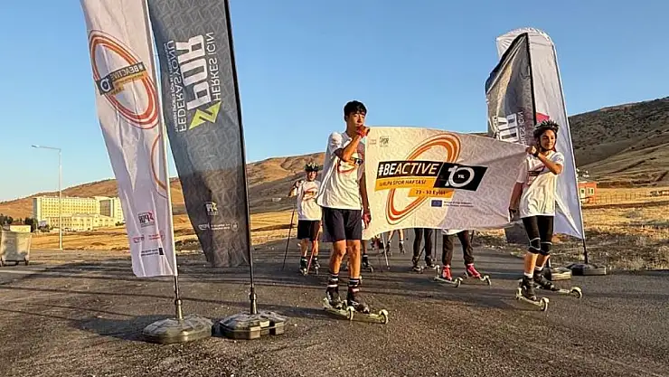 Güzeltepe Kayak Merkezi'nde Avrupa Spor Haftası Coşkusu