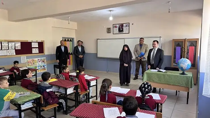 Hasköy Kaymakamı İsmail Güney'den Okul Ziyareti