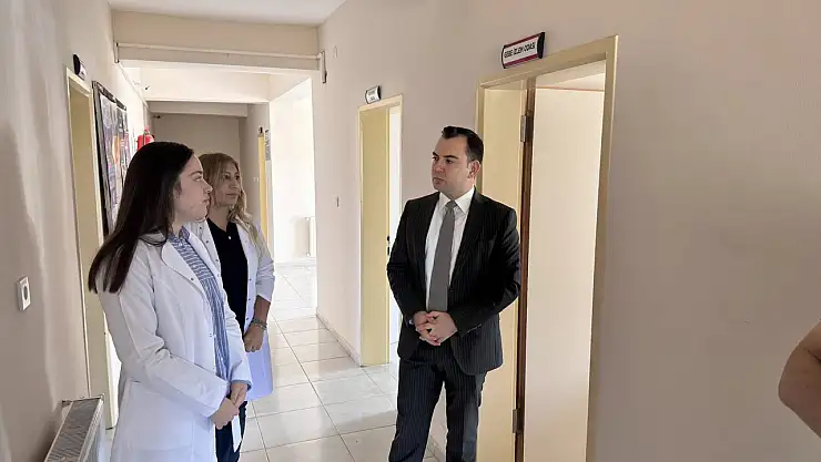 Hasköy Kaymakamı İsmail Güney, Düzkışla Aile Sağlığı Merkezi'ni Ziyaret Etti