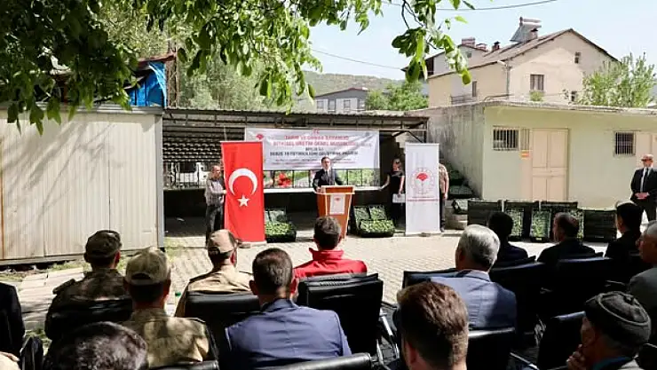 Hizan'da Sebze Fidesi Dağıtım Töreni ile Tarım Alanları Canlanıyor