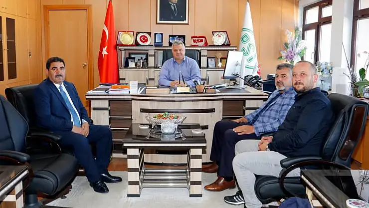 Horasan Belediye Başkanı Hayrettin Özdemir'den DSİ 8. Bölge Müdürlüğü'ne Ziyaret