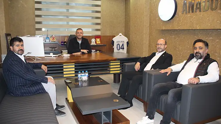 HÜDA PAR heyetinden Ağrı Çalışan Gazeteciler Cemiyeti'ne ziyaret