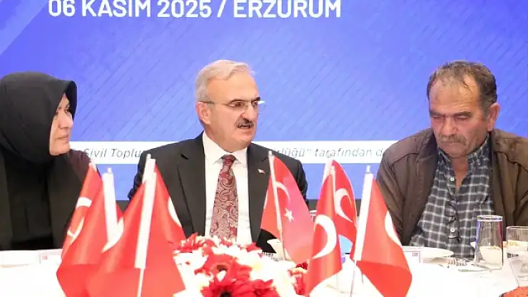 İçişleri Bakan Yardımcısı Münir Karaloğlu, Erzurum'da konuştu