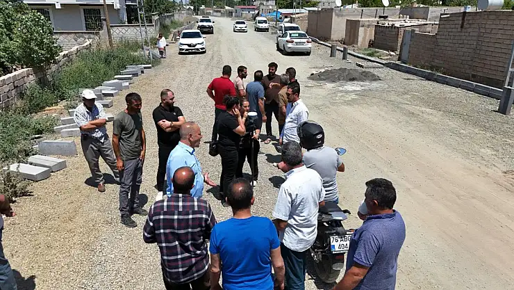 Iğdır Belediye Eş Başkanı Güneş, Aktaş Caddesi'nde projeleri denetledi