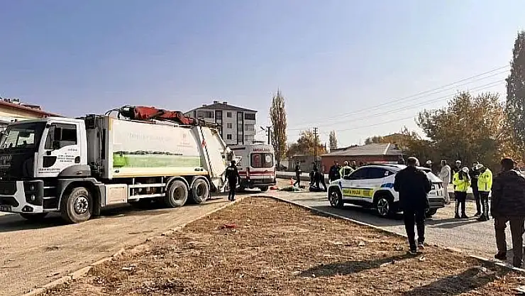 Iğdır'da çöp aracının çarptığı kadın hayatını kaybetti, sürücü gözaltında