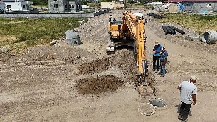 Iğdır'da Karaağaç Mahallesi'nde Kanalizasyon Altyapı Projesi Başladı