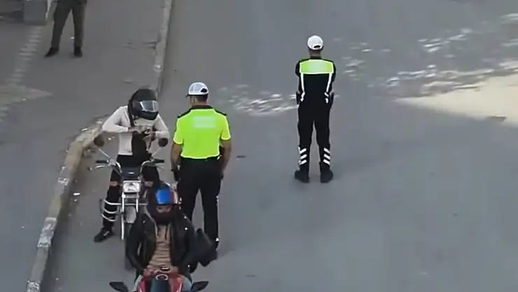 Iğdır'da motosiklet denetimleri: 23 sürücüye ceza uygulandı