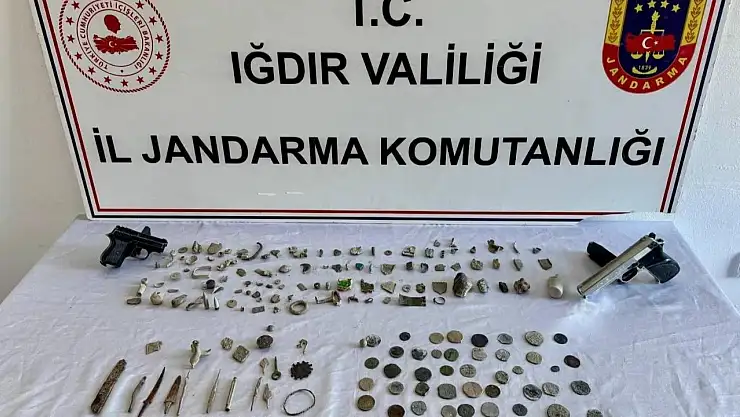 Iğdır'da Tarihi Eser ve Silah Kaçakçılığı Operasyonu: Bir Şüpheli Yakalandı