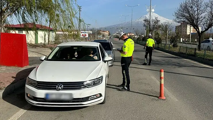 Iğdır'da trafikte güvenli şehir için adım adım denetim