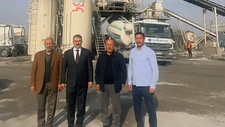 Iğdır'da Üretime Destek: Vali Turan'dan Iğdır Beton'a Ziyaret